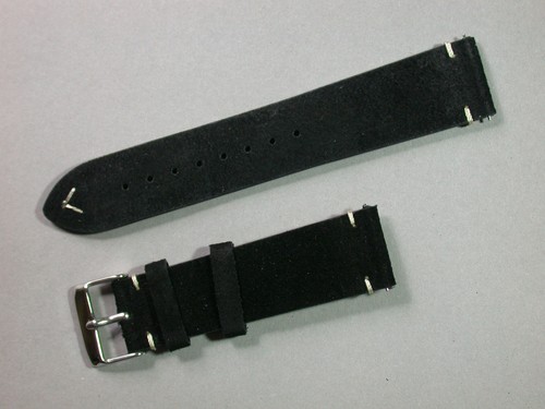 Wildleder uhrenarmband schwarz - uhrenarmband,