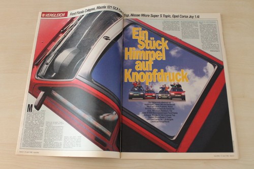Auto bild 1992 - auto, fiesta