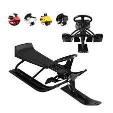 Lenkschlitten Schlitten mit Lenkrad Bob für Kinder Kinderschlitten ab 5 Jahre