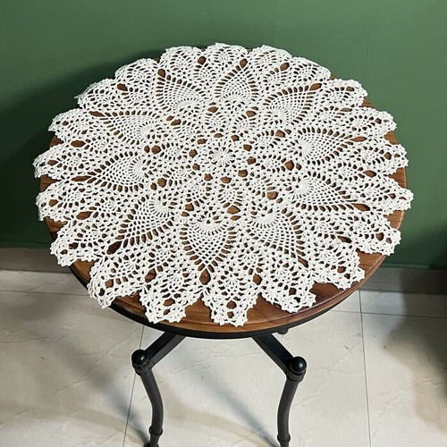 60cm rund vintage handarbeit - 60cm,