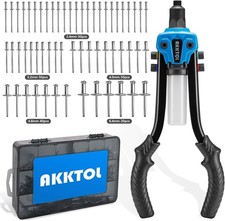 Doppelhebel Blindnietzange 33cm Profi-Set mit 210 Alu-Nieten