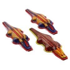 1x Knack Krokodil aus Blech