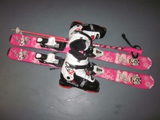 Kinderski Tecno pro 100cm. Skischuhe Dalbello Gr.32/33 MP 21,5. Stöcke  90cm