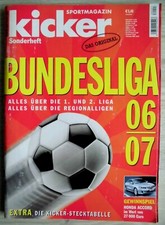 kicker Sonderheft Bundesliga 2006/2007, 06/07  (top Zustand)