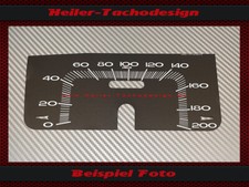 Tacho Aufkleber für Chrysler