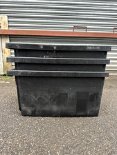 3er Set x 48,5 ltr Schwerlast Kunststoff Aufbewahrung Tragetasche Boxen 51 x 34 x 28 cm Euro