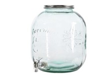 Glas Glasflasche mit Zapfhahn