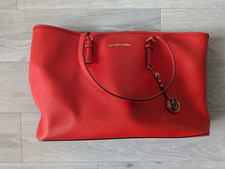 Michael Kors Jet Set Travel Tote rot Shopping Bag Tasche Handtasche Shopper