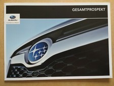 Subaru Programm Prospekt 03.2013 XV Forester Outback WRX STi Impreza Trezia BRZ 
