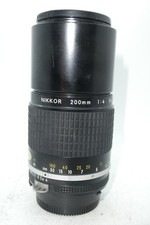 Nikon Objektiv 200 mm f/4 Festbrennweite Nikon F (Ai-S)