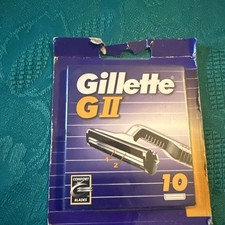 Gillette GII G 2 Rasierklingen Doppelklinge 10er Pack OVP und Unbenutzt 2004