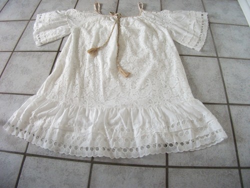Off-Shoulder-Boho-Spitzen-Klei