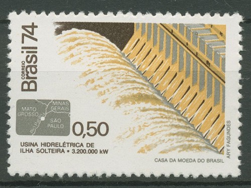 Brasilien 1974 wasserkraftwerk - 1974,
