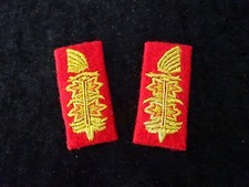 67) Bundeswehr Kragenspiegel General Handgestickt Heer Luftwaffe