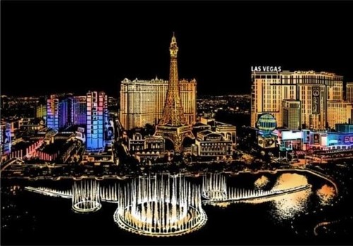 Scratch painting las vegas - painting,