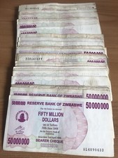 Simbabwe Banknote 1/2