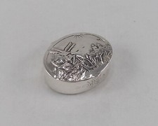 *RAR* Seltene Sußstoff- / Pillendose mit Mühlenmotiv in 835er Silber von Bodemer