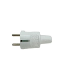 ABL SURSUM 1418 - ABL Schuko-Stecker Weiss - Made in Germany - 16/250