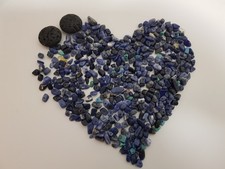 Konvolut Halbedelsteine , Splitter zur Schmuck - Herstellung , gebohrt , 99 Gr.