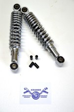 Vespa Piaggio Bravo SI Gilera Citta EC1 Mofa Chrom Stoßdämpfer Federbeine 260mm 