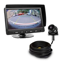 Carmedien Ultra Weitwinkel Video Rückfahrsystem mini Kamera 7" Monitor 12V 24V