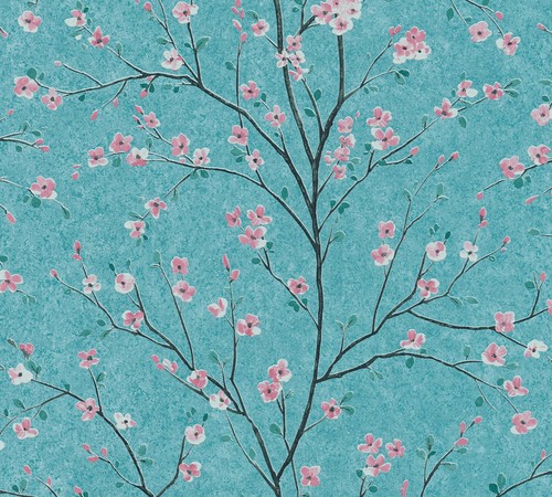 Vliestapete kirschblüten - vliestapete,