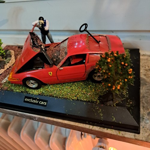 Diorama scheunenfund waldfund - scheunenfund,