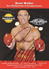 drucksigniertes Autogramm von Rene Weller