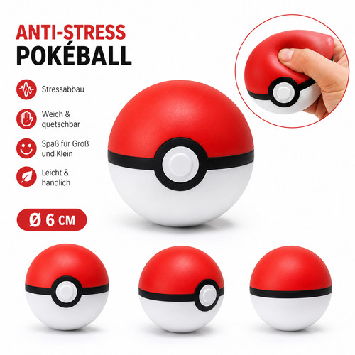 Pokémon pokéball anti stress - pokéball,