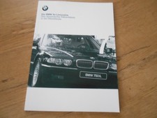 Prospekt BMW 7er E38 Limousine  730d 740d  728i 735i 740i 750i sehr guter Zusta