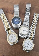 4x Seiko Analog Quarzwerk Armbanduhren für bastler