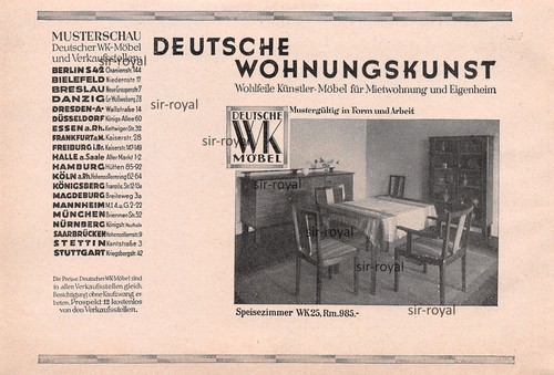 Deutsche wohnungskunst möbel - deutsche,