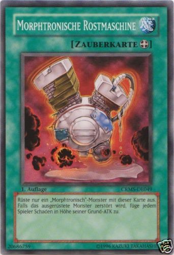 3x morphtronische - yu-gi-oh,