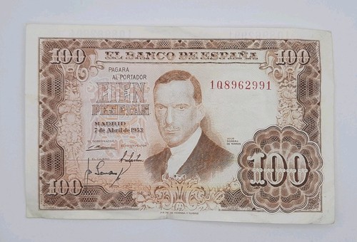 1953 banco españa - banco, spanien