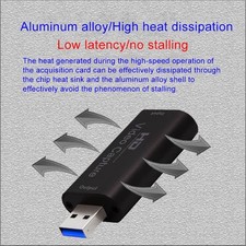 Streaming Video Aufnahmegerät USB 1080P für Konferenz- und Spieleaufnahmen