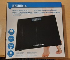 Grundig Personenwaage schwarz