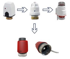 COSMO Stellantrieb 24V Fußbodenheizung M30 x 1,5 mm aktuelle Generation