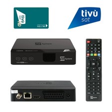 Telesystem TS9018 Full HD HEVC H.265 Smartcard DVB-S2 Receiver/ Tivusat HD Karte