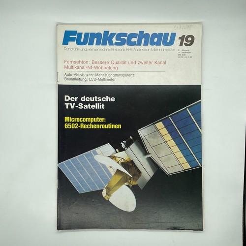 Funkschau heft zeitschrift - funkschau, /