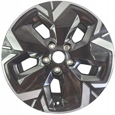 1x Alufelge 17 Zoll 7.0" 5x114.3 52ET Schwarz 52910AO000 Kia Carens Rim Wheel