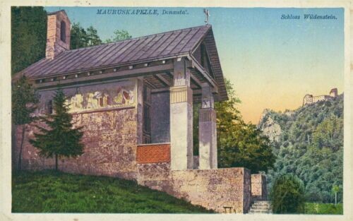 Ansichtskarte mauruskapelle - ansichtskarte,