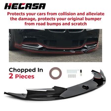 Gloss Black Front Bumper Lip