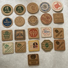 21x alte Bierdeckel Haake Beck