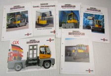 6 Prospekte Baumann Stapler Baureihen GX GS DX HX Dancer Ausgabe 1995-1999