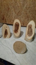Deko Holz Birke  4er Set