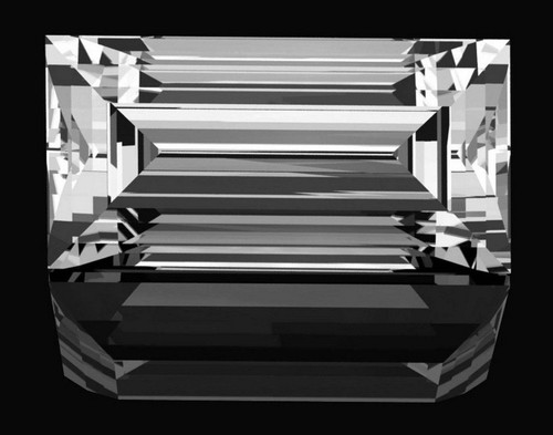 Stück baguette diamant - 5,