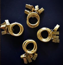 GARDINENRINGE MESSING mit