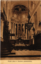 PC POLAND GNESEN GNIEZNO WIELKI OLTARZ CATHEDRAL PRUSSIA (a66641)