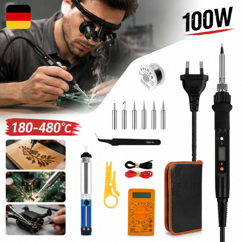 Lötkolben set 100w digital - lötkolben,
