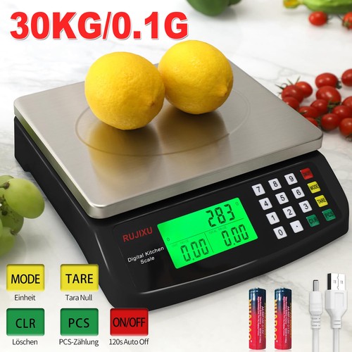 30kg küchenwaagen - 30kg/1g,
